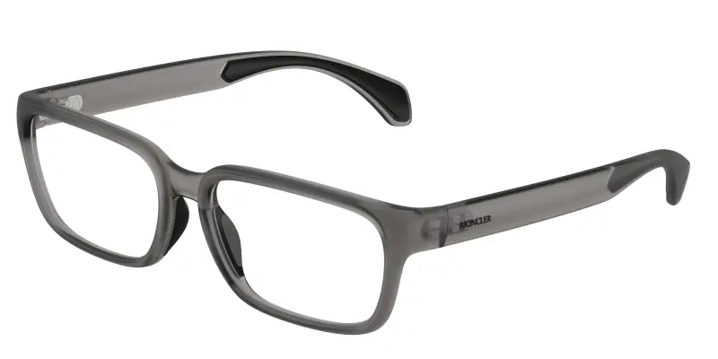 Unisex Moncler ME3001 5003 Montature da vista Iniettato Grigio Trasparente Squadrata Normale