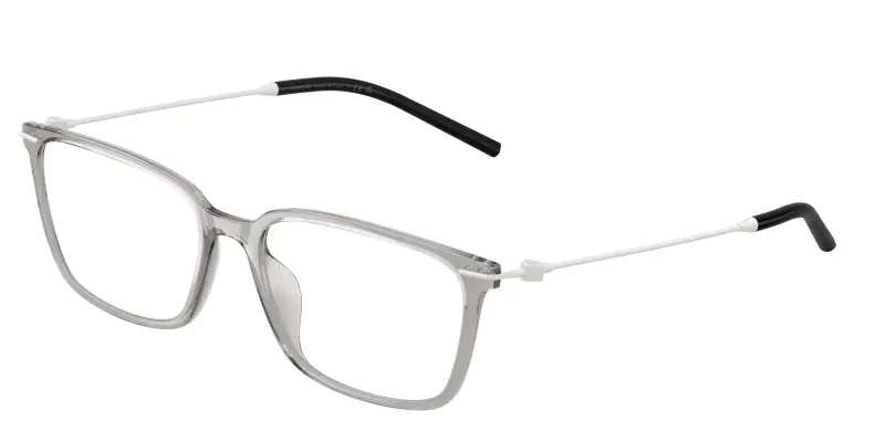 Unisex Moncler ME3004D 5015 Montature da vista Iniettato Grigio Trasparente Squadrata Normale