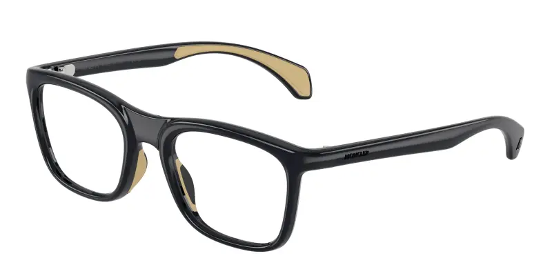 Unisex Moncler ME3005U 5045 Montature da vista Iniettato Blu Trasparente Squadrata Normale