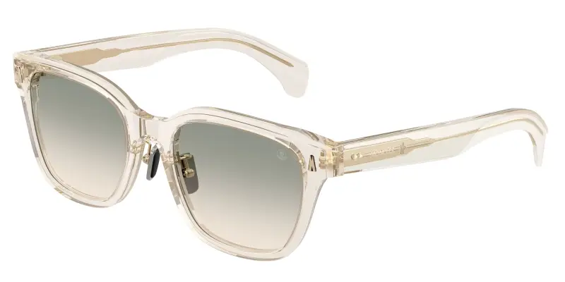 Unisex Moncler ME6002D METROPE 30032C Occhiali da sole Acetato Bianco Grigio Squadrata Normale Sfumato