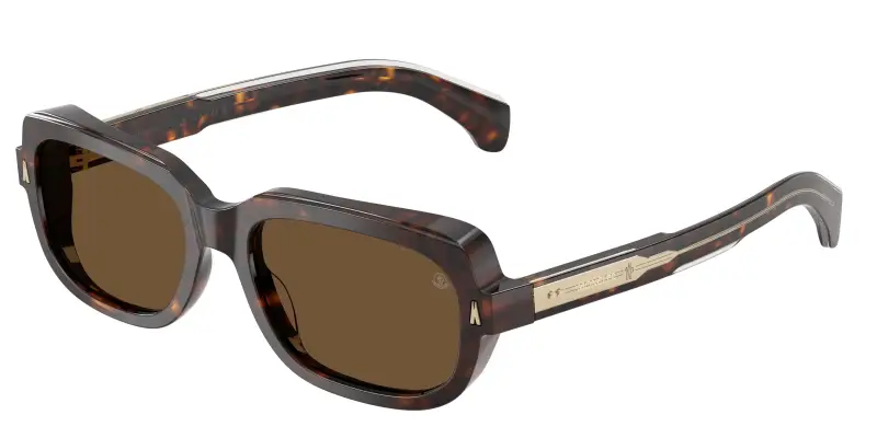Unisex Moncler ME6008 SUNTRAP 300273 Occhiali da sole Acetato Tartaruga Marrone Pillow Normale