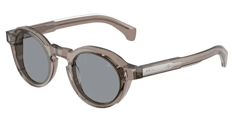 Unisex Moncler ME6012 AURONE 300987 Occhiali da sole Acetato Grigio Grigio Rotonda Normale