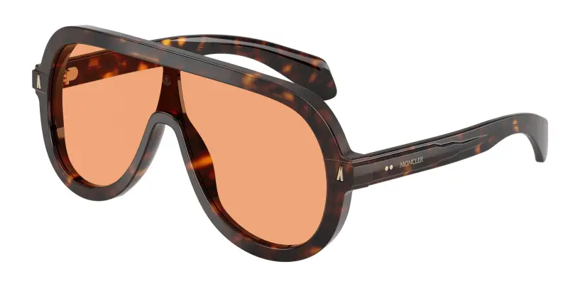 Unisex Moncler ME6021U SUNSETTE 300274 Occhiali da sole Acetato Tartaruga Pilot Normale
