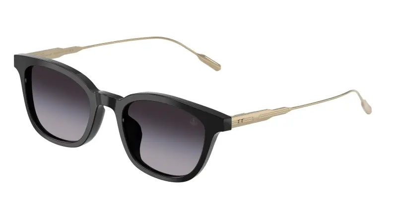 Unisex Moncler ME6027D LENTIS 30018G Occhiali da sole Acetato Nero Grigio Pantos Normale Sfumato