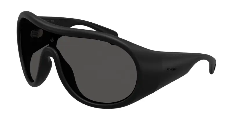 Unisex Moncler ME8004 CLOCHE 500687 Occhiali da sole Iniettato Nero Grigio Pilot Normale