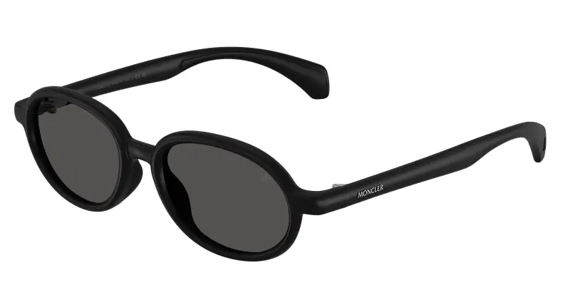 Unisex Moncler ME8006 CAPRICE 500687 Occhiali da sole Iniettato Nero Grigio Rotonda Normale