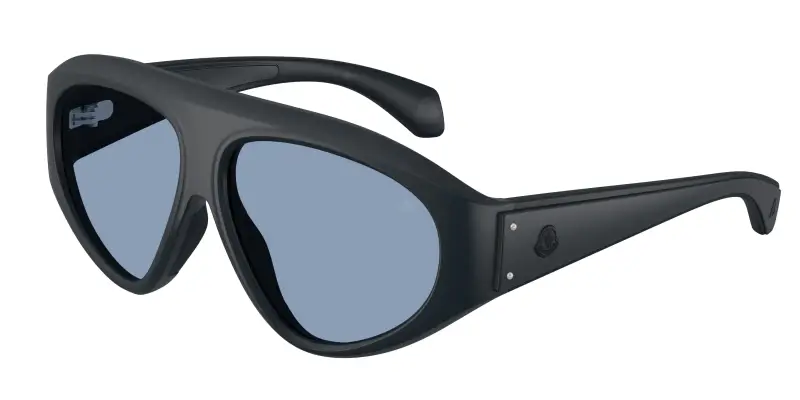 Unisex Moncler ME8014U ZYRA 503072 Occhiali da sole Iniettato Blu Azzurro Pilot Normale