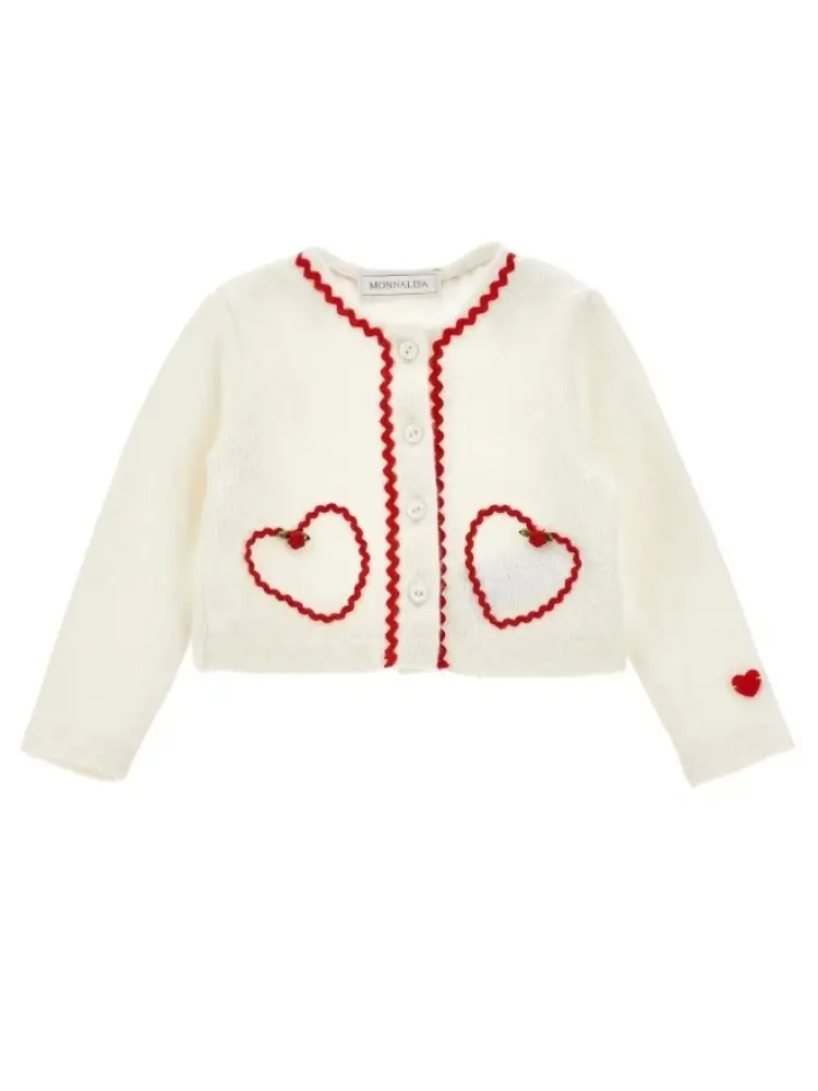 Monnalisa Cardigan Bianco 2848970