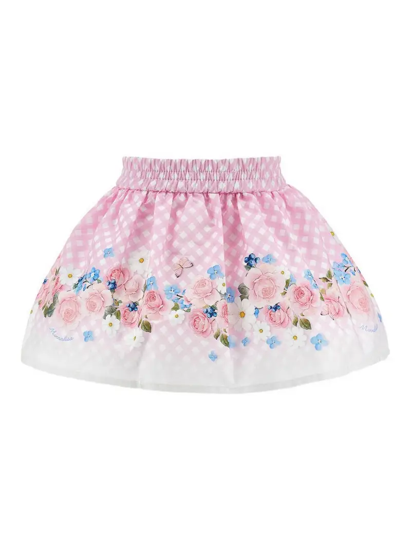 Gonna Con Stampa Color Carne E Neutri