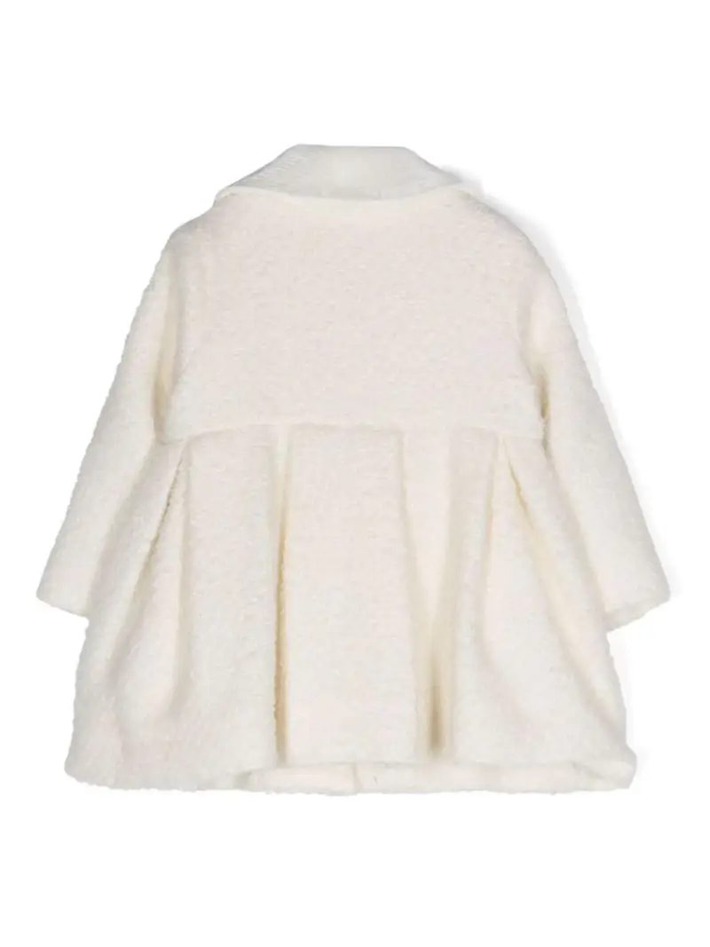 Cappotto bianco effetto bouclè Panna miniatura 2