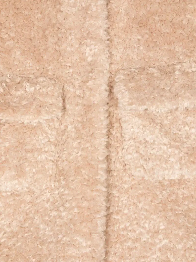 Cappotto shearling beige miniatura 2
