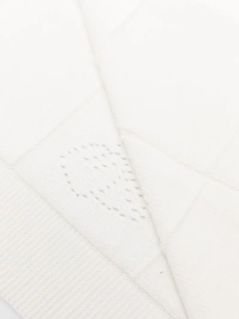 Coperta panna in maglia miniatura 2