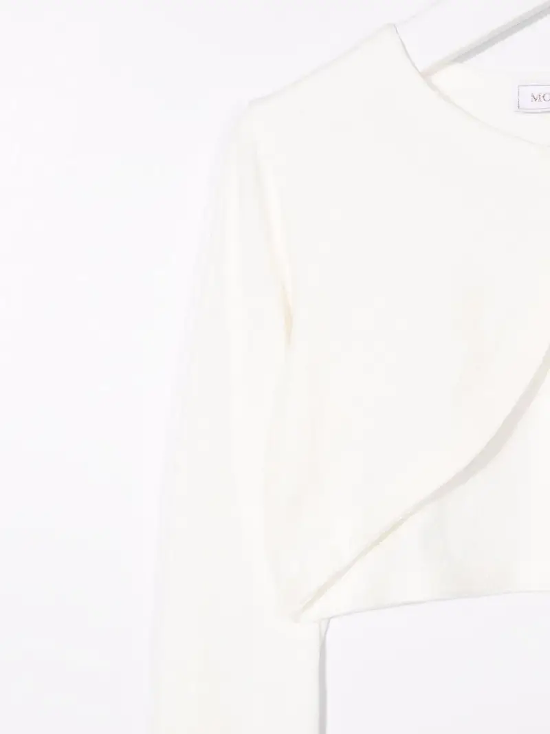 Coprispalle panna con bottone gioiello miniatura 2