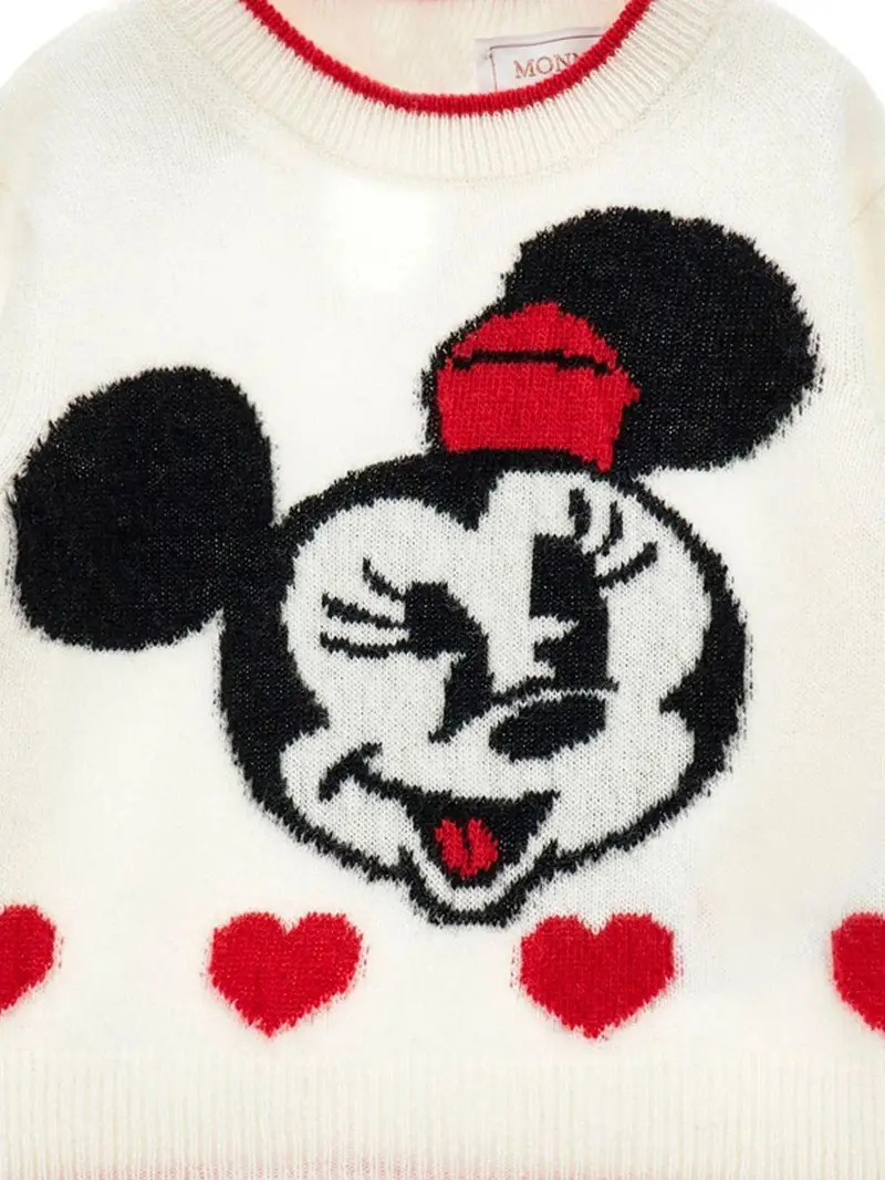 Maglione Bianco con Ricamo Minnie miniatura 2