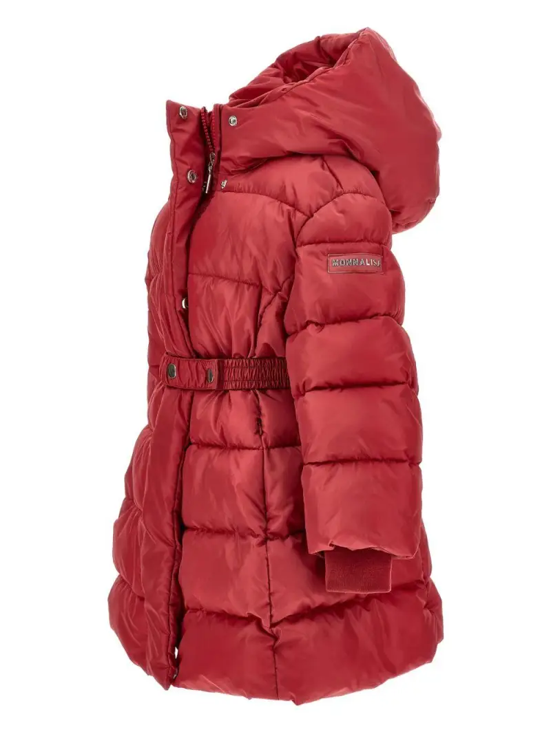 Piumino Rosso Scuro con Cappuccio Rubino miniatura 2