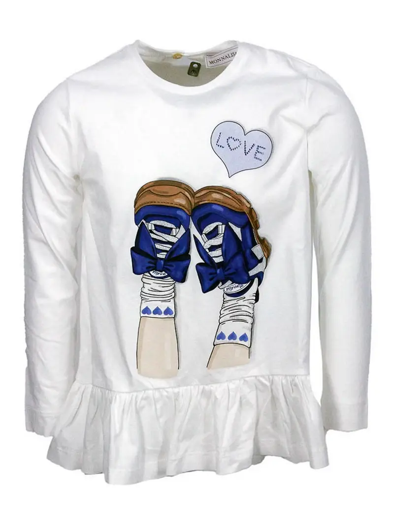 Monnalisa T-shirt Bianco 3854890