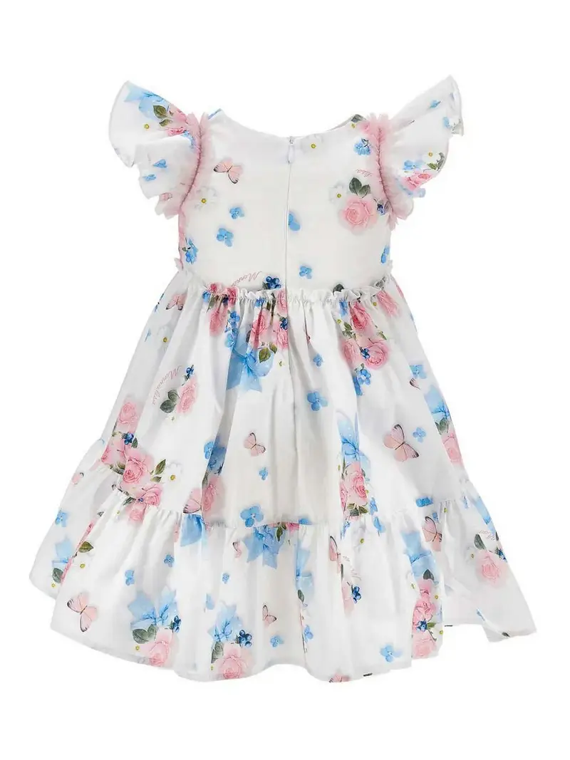 Vestito Con Rouches Bianco