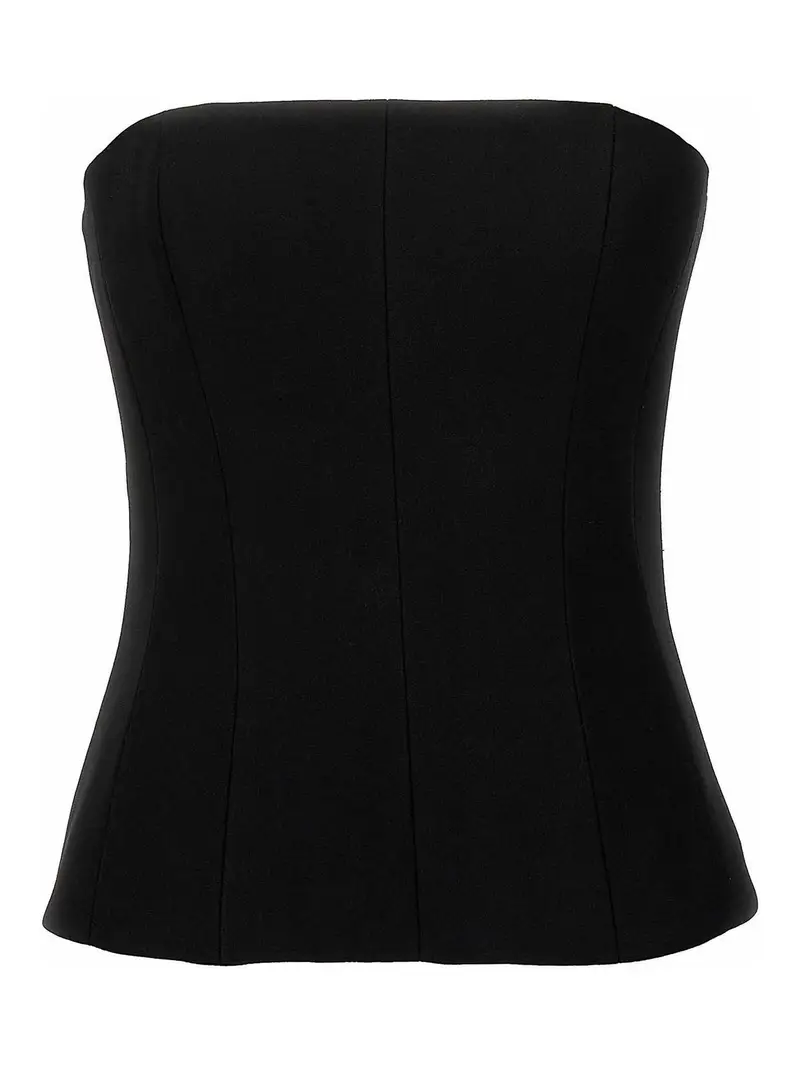 Parte superiore bustier Nero