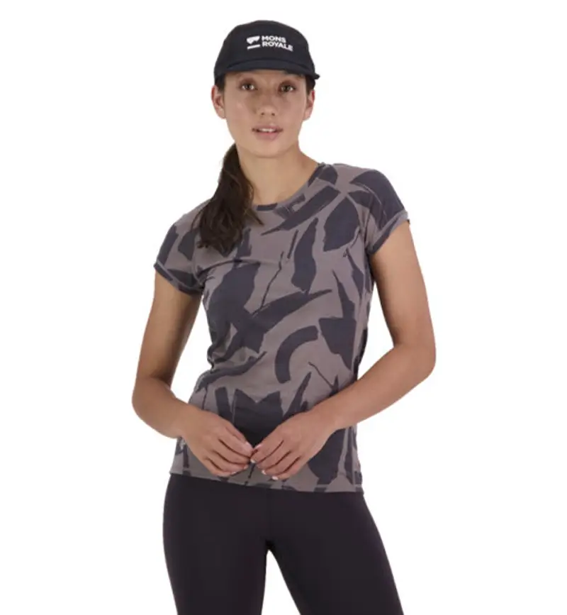 Mons Royale T-shirt Donna Marrone 2410894