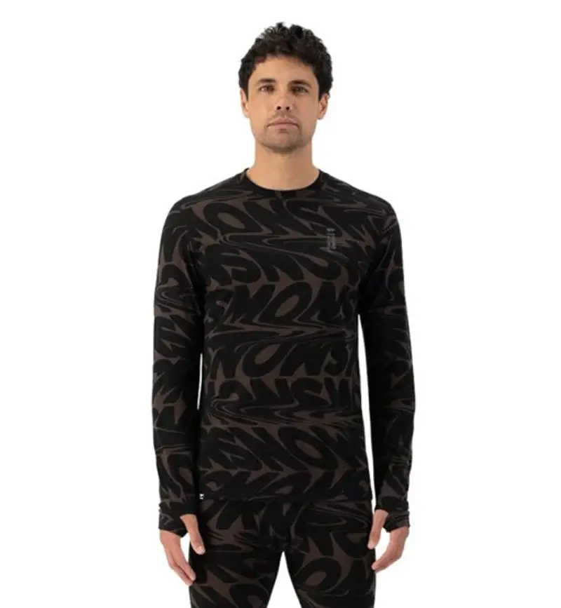 Cascade Merino Flex 200 LS - maglietta tecnica - uomo Black