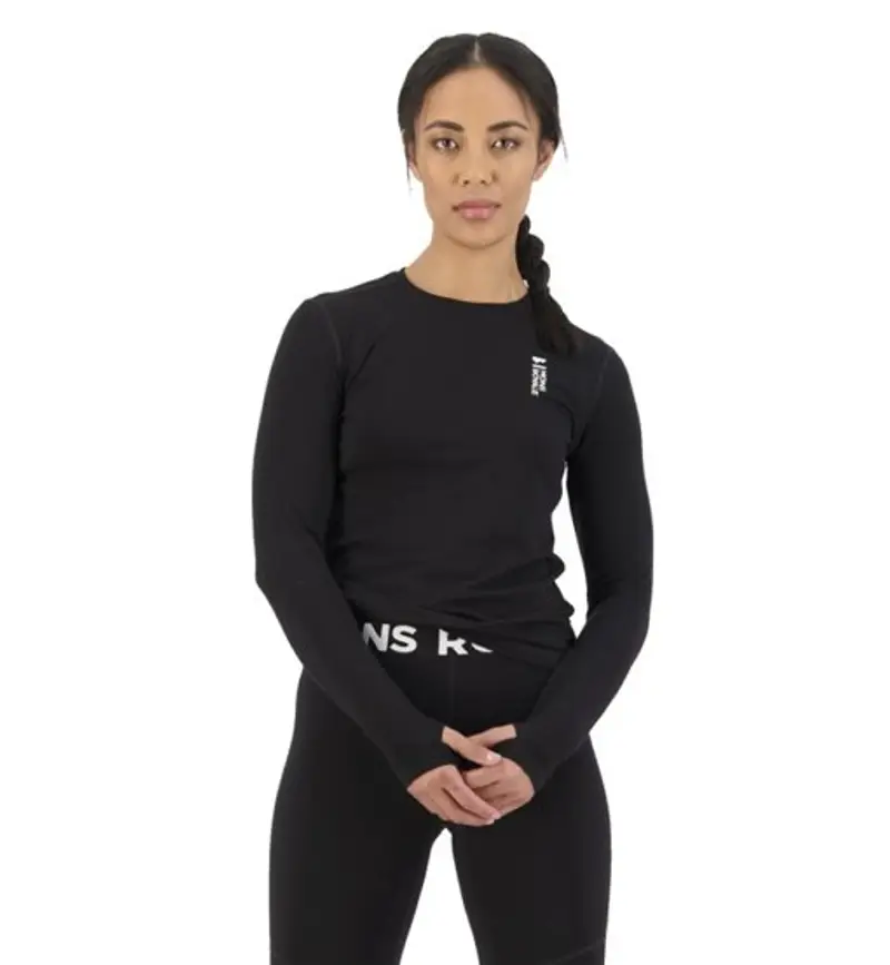 Cascade Merino Flex 200 - maglietta tecnica - donna Black