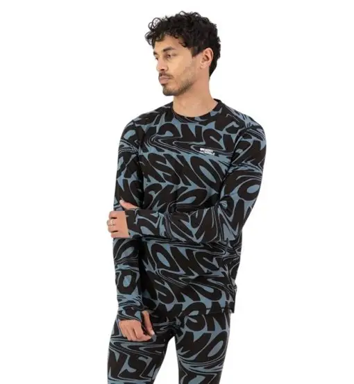 Cascade Merino - maglietta tecnica maniche lunghe - uomo Black