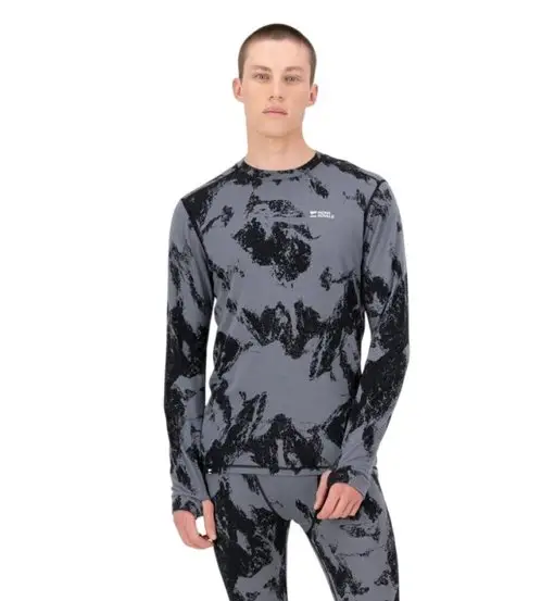 Cascade Merino - maglietta tecnica maniche lunghe - uomo Grey