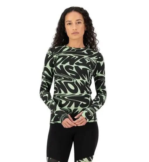 Cascade Merino - magliette tecnica maniche lunghe - donna Green