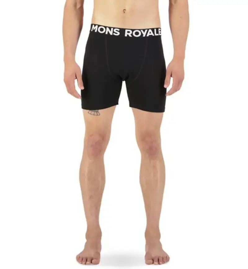 Mons Royale Boxer Uomo Nero 2404028
