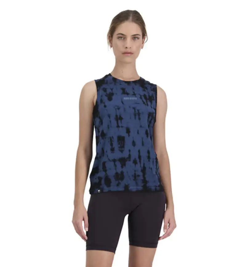 Icon Relaxed - maglietta tecnica senza maniche - donna Blue