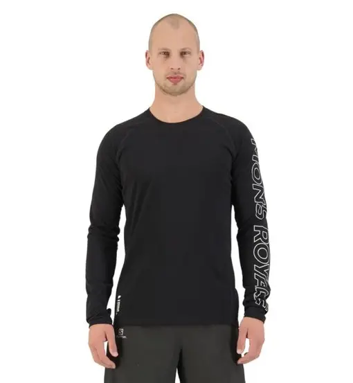 Temple Tech LS - maglietta tecnica - uomo Black
