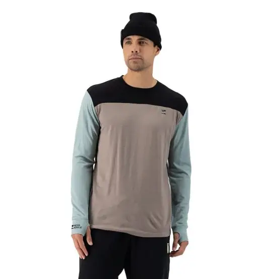 Yotei - maglietta tecnica manica lunga - uomo Black