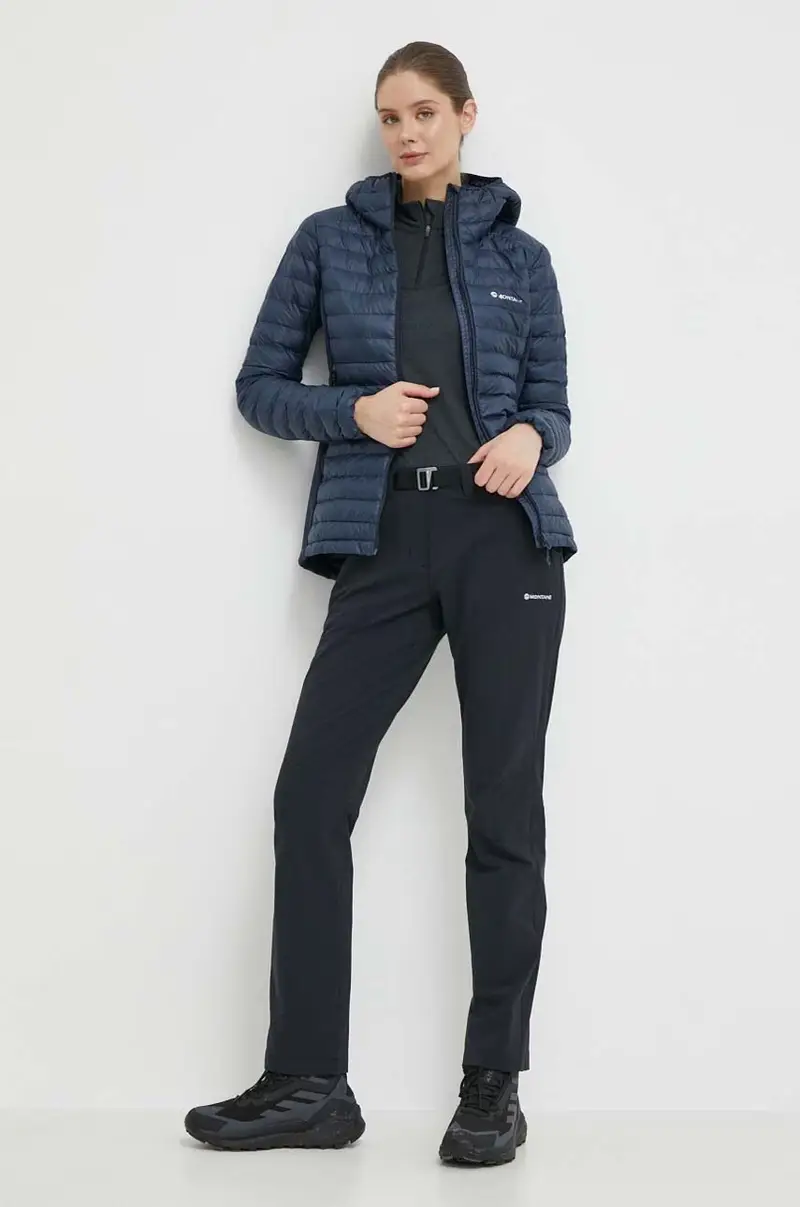 longsleeve funzionale Dart Zip colore nero FDRZI17 miniatura 2