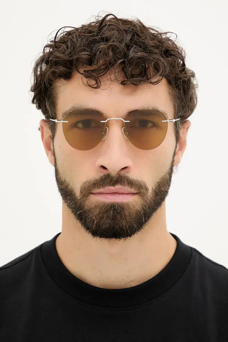 Montblanc Occhiali da sole Uomo Argento 3764544 miniatura 5