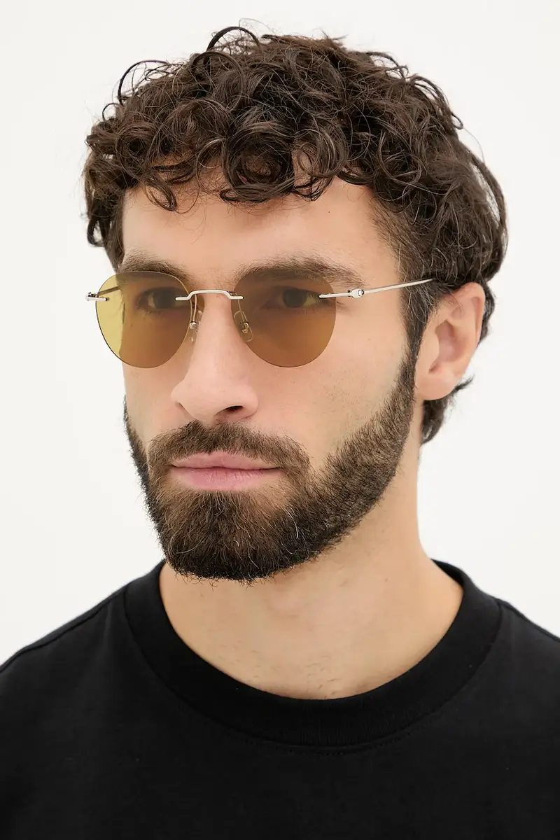 Montblanc Occhiali da sole Uomo Argento 3764544