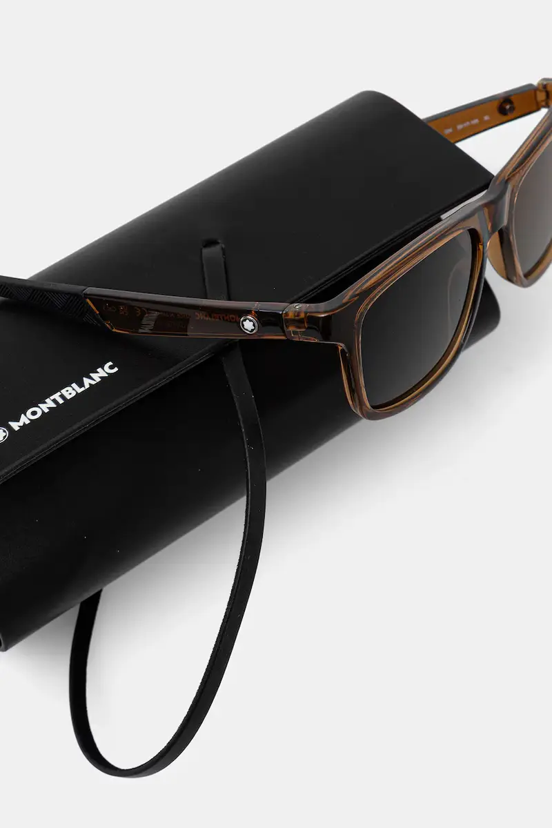 Montblanc Occhiali da sole Uomo Marrone 3772047 miniatura 4