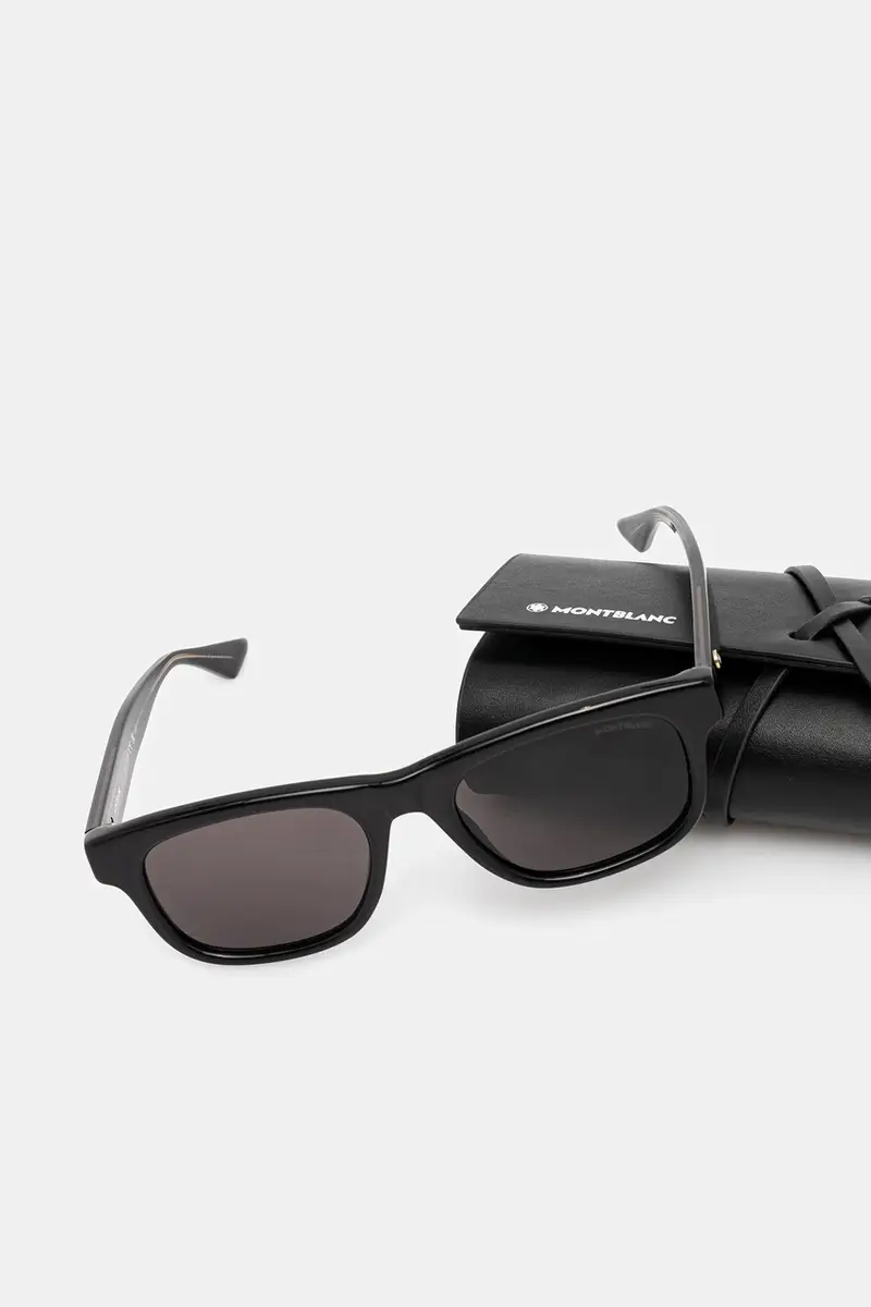 Montblanc Occhiali da sole Uomo Nero 3776877 miniatura 4