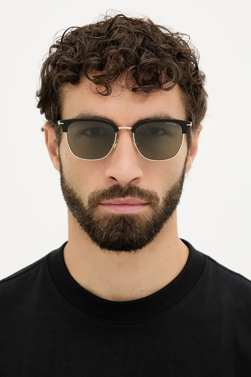 Montblanc Occhiali da sole Uomo Nero 3776896 miniatura 5