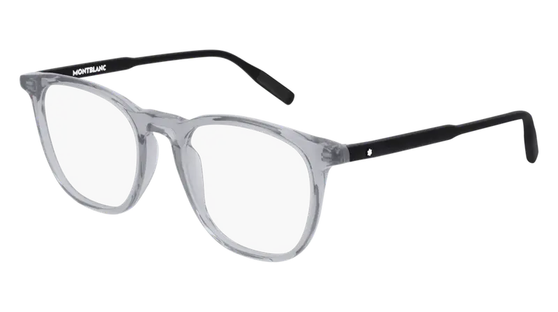 Montblanc Uomo MB0010O 009 Montature da vista Acetato Grigio  Squadrata