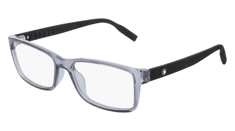 Montblanc Uomo MB0066O 003 Montature da vista Plastica Grigio  Squadrata