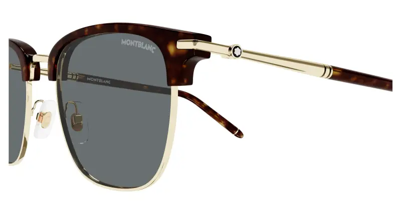 Montblanc Occhiali da sole Uomo Grigio 3530666 miniatura 3