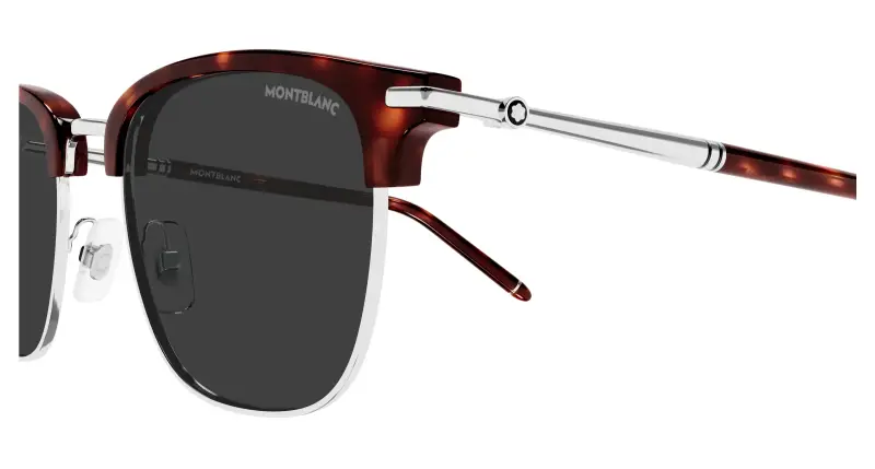 Montblanc Occhiali da sole Uomo Grigio 3530665 miniatura 3