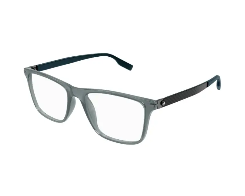 Uomo MB0251O 003 Montature da vista Acetato Grigio Squadrata
