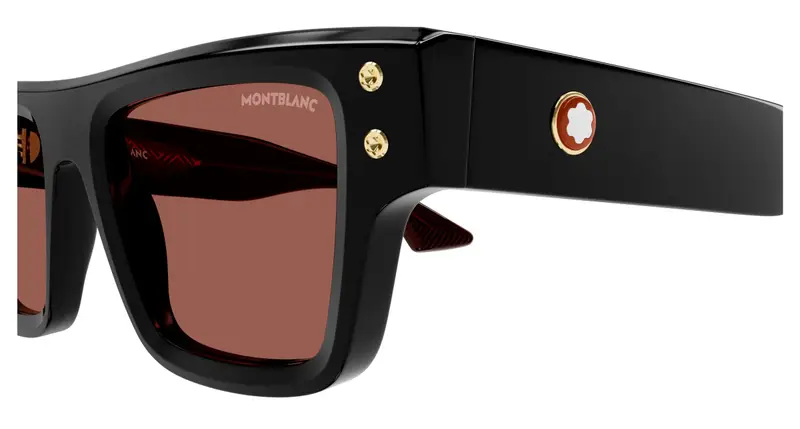 Mont blanc Occhiali da sole Uomo Marrone 886875 miniatura 2