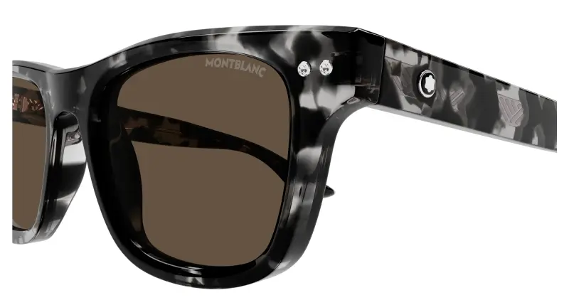 Montblanc Occhiali da sole Uomo Marrone 3532445 miniatura 3