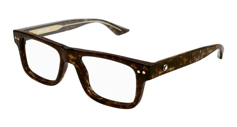 Uomo MB0289O 006 Montature da vista Acetato Havana Squadrata