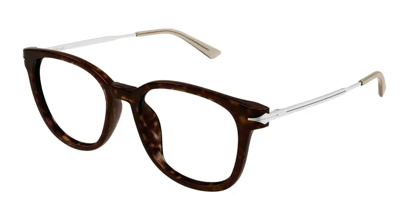 Uomo MB0309OA 002 Montature da vista Acetato Havana Squadrata