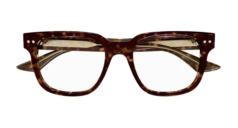 Uomo MB0321O 002 Montature da vista Acetato Havana Trasparente Squadrata miniatura 2