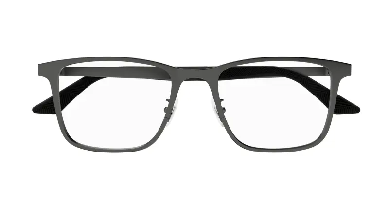 Uomo MB0334O 002 Montature da vista Metallo Rutenio Trasparente Squadrata miniatura 2