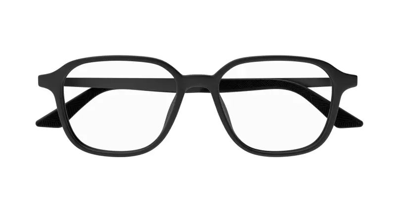 Uomo MB0335OA 001 Montature da vista Acetato Nero Trasparente Rotonda miniatura 2